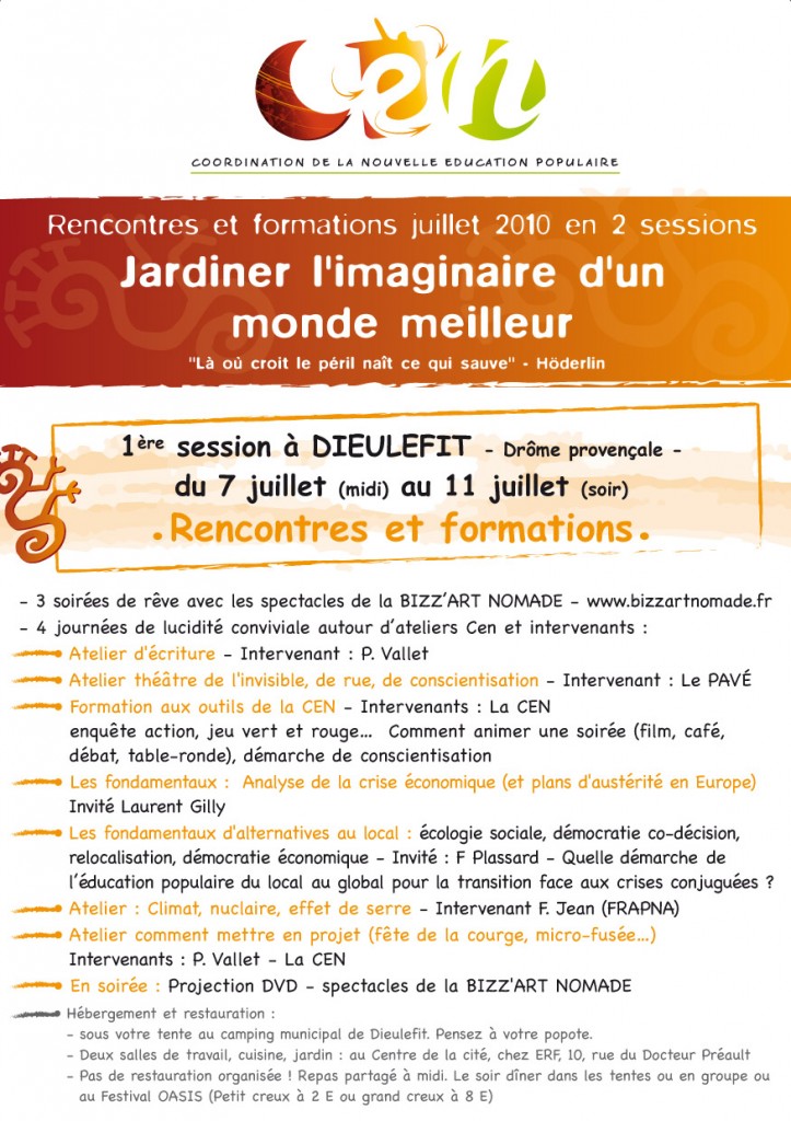 Jardinier de l’imaginaire et imaginer des emplois durables !
