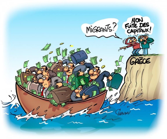 grèce fuite de capitaux