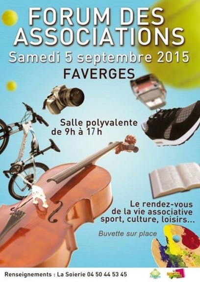 Affiche forum des Associations Faverges 2015