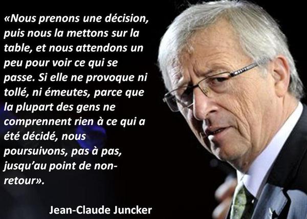 Le Cynisme De Jean Claude Juncker President De La Commission Europeenne Citation Librinfo74