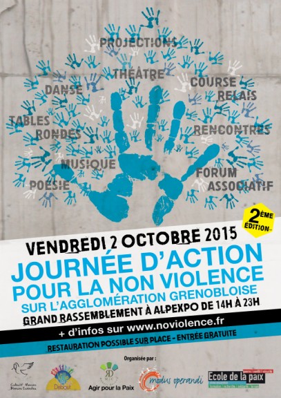 affiche non violence 2 oct 2015