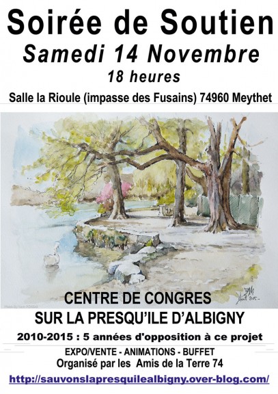 affiche soirée presqu île nov 2015