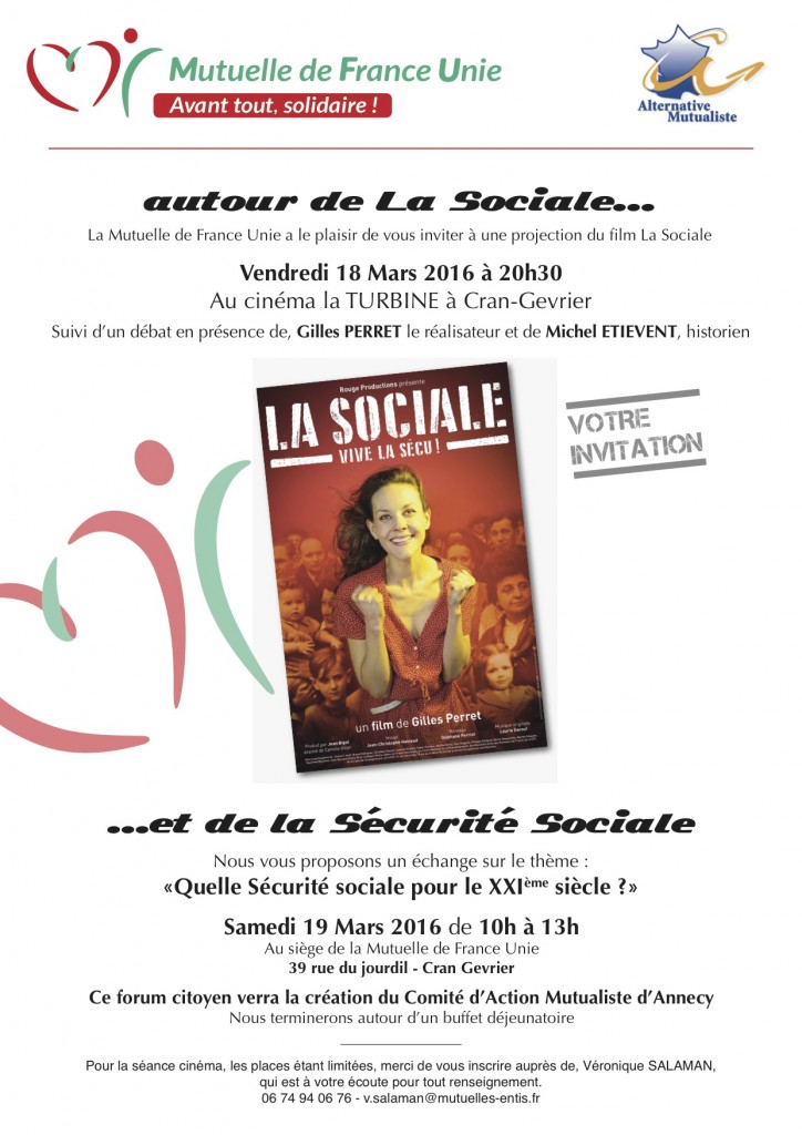 la sociale invitation 18 et 19 mars