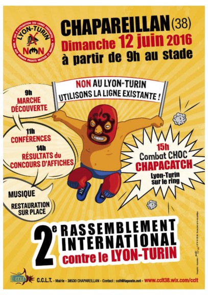 Programme Rassemblement contre le Lyon-Turin BD