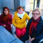 Nadia, Catherine et Michèle, habitantes du quartier de Loverchy
