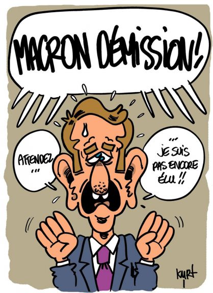 macron démission