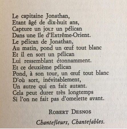 reproduction poème